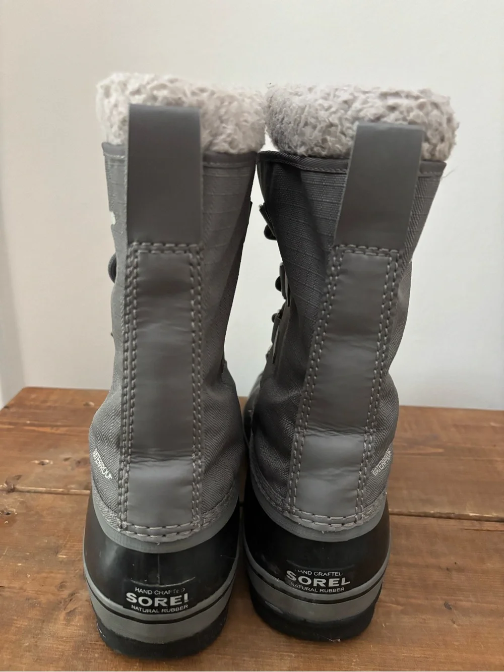 Sorel Men’s Grey Waterproof Winter Snow Boots Size 9